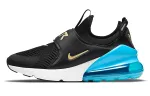 Nike Air Max 270 Cushioning Low top Running Shoes Black Blue Unisex