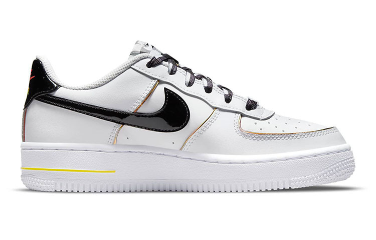 Кеды Nike Air Force 1 Fresh GS (бело-черные) — фото 3