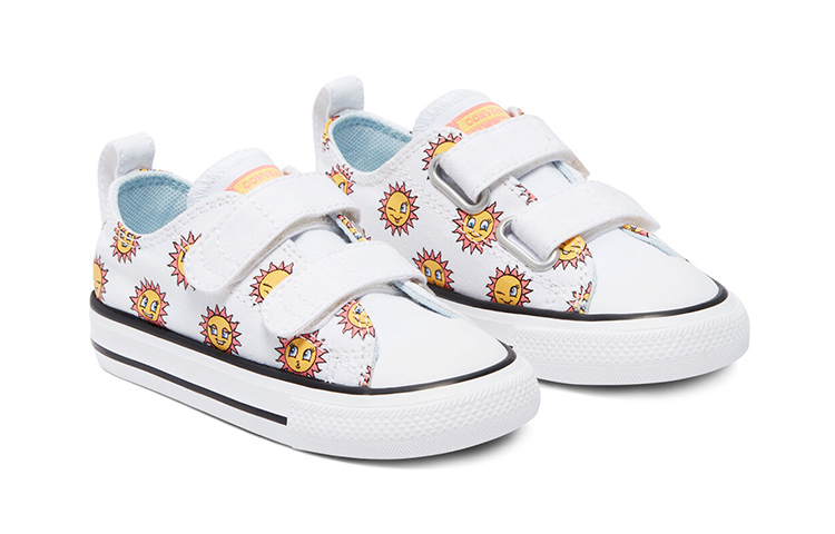 Кеды Converse Chuck Taylor All Star Low Top (бело-желтые) — Белый / жёлтый — фото 4