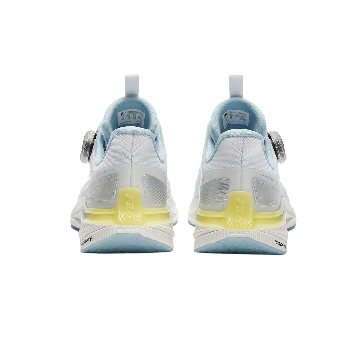 Кроссовки Fila KIDS SPEED 5 (серебристо-белые) — 斐乐白 — фото 7
