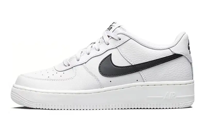 Nike Air Force 1 Slip Resistant Lightweight Cushioning Low top Skateboard Shoes Black Gray Unisex