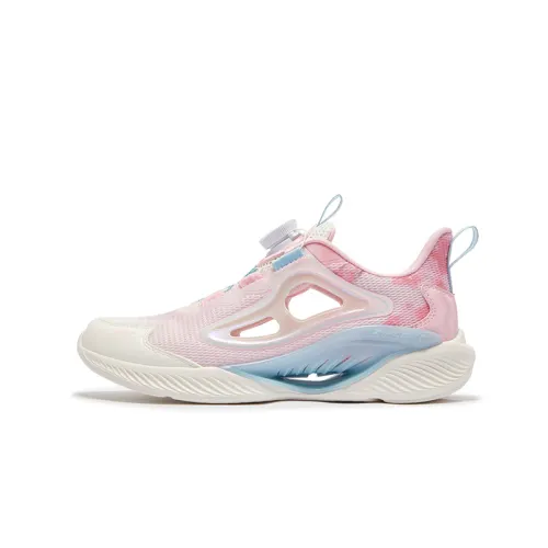 Xtep Hydrogen Wind 8.0 Fashionable Frame Lightweight Breathable Refreshing Not Stuffy Body Test Low Top Running Shoes Sail White Ice Cream Powder Teenagers