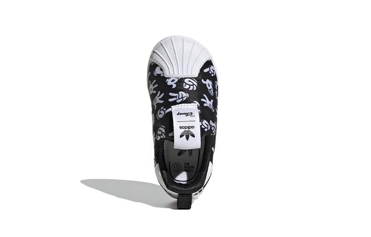 Детские кеды adidas originals Superstar 360 I (черно-белые) — фото 6