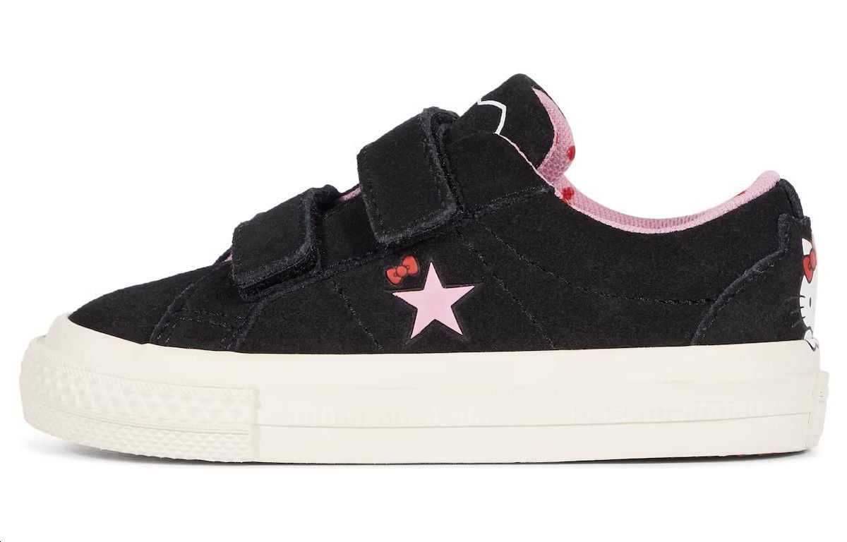 Кеды Converse Cons One Star Ox (черно-розовые)