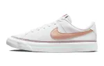 Nike Court Legacy Low top Skateboard Shoes White Brown Unisex