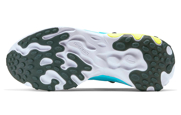 Кроссовки Nike NikeReact Presto (розово-сине-желтые) — Розовый / синий / жёлтый — фото 7