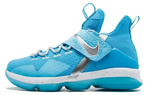 Nike Lebron 14 Ric Flair GS Mid Basketball Shoes Blue Unisex