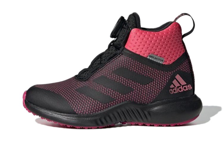 Ботинки adidas Fortatrail X Boa Btw K (черно-розовые)