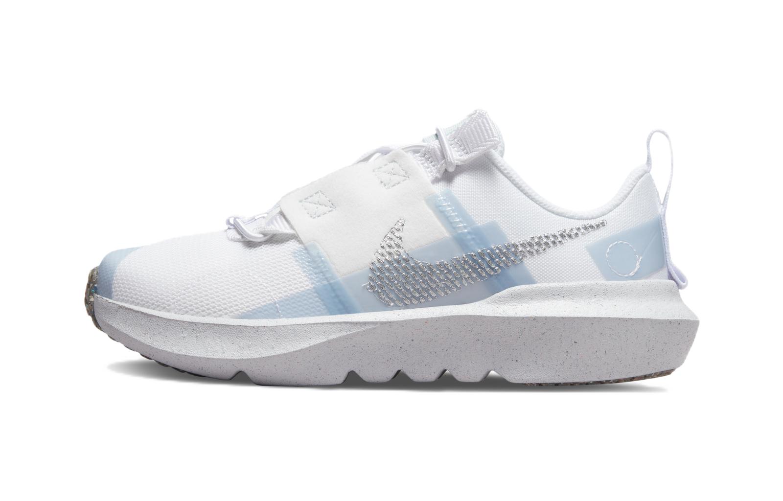 Детские кроссовки Nike Crater Impact (бело-синий)