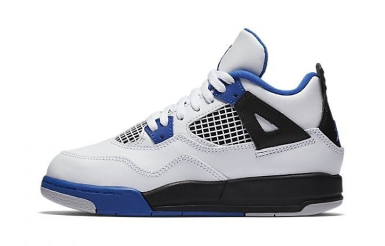 Кроссовки Jordan Air Jordan 4 (бело-сине-черные)