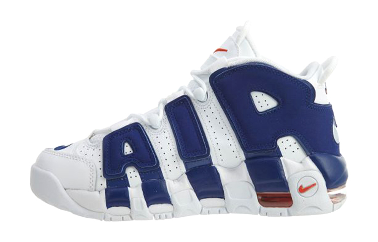 Кроссовки Nike NikeAir More Uptempo Knicks GS (сине-белые)