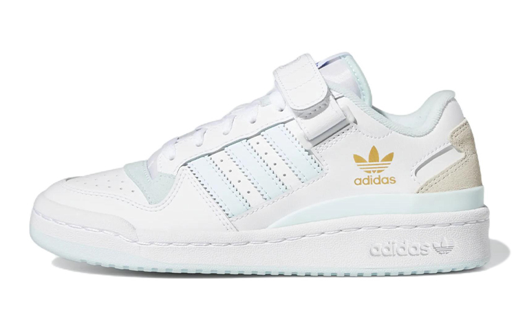 детские кроссовки adidas adidas originals FORUM Low J (бело-синий)