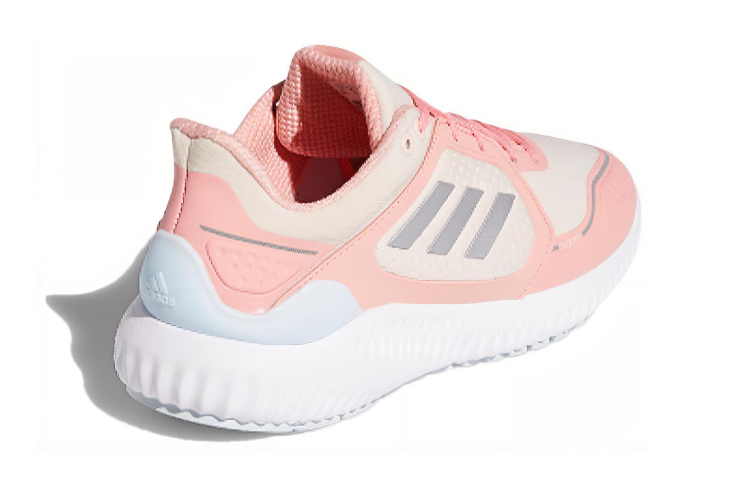 Детские кроссовки adidas Climawarm Bounce J (розово-белые с серебристым) — Розовый / белый / серебристый — фото 6