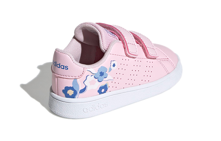 Детские кроссовки adidas neo ADVANTAGE (розовый/белый/синий) — Розовый / белый / синий — фото 4