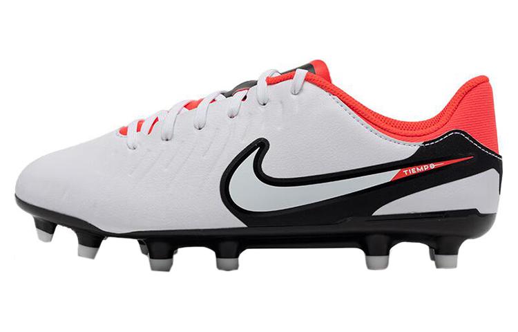 Детские бутсы Nike Jr Legend 10 (бело-черные)