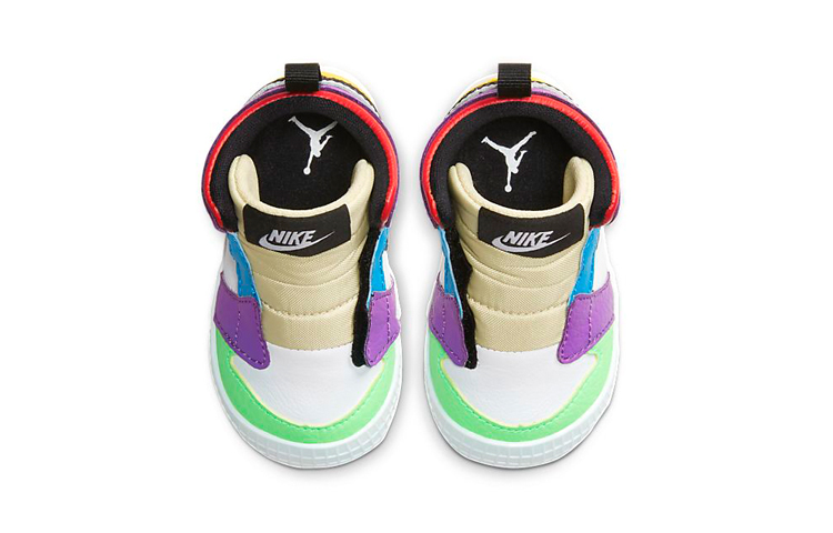 Детские ботинки Jordan Air Jordan 1 Crib Bootie (разноцветный) — 彩 — фото 5