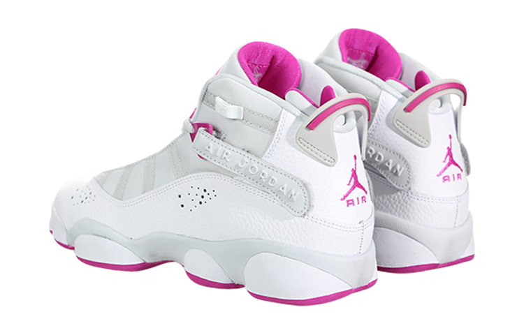 Кроссовки Jordan Air Jordan 6 Rings (розово-белые) — фото 6