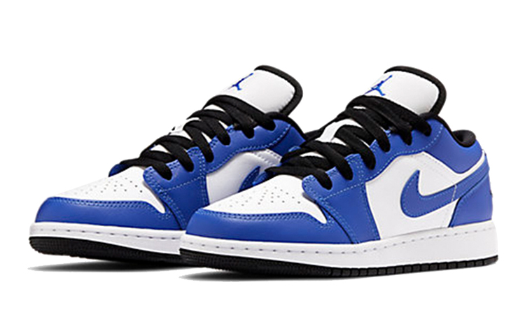 Кроссовки Jordan Air Jordan 1 Low Game Royal (бело-синие) — фото 5
