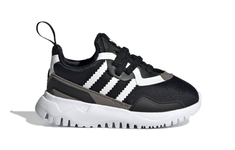 Кеды adidas originals Flex El I (черно-бело-серые) — фото 3