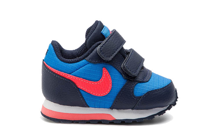 Детские кроссовки Nike MD Runner 2 (черно-сине-красный) — Чёрный / синий / красный — фото 2