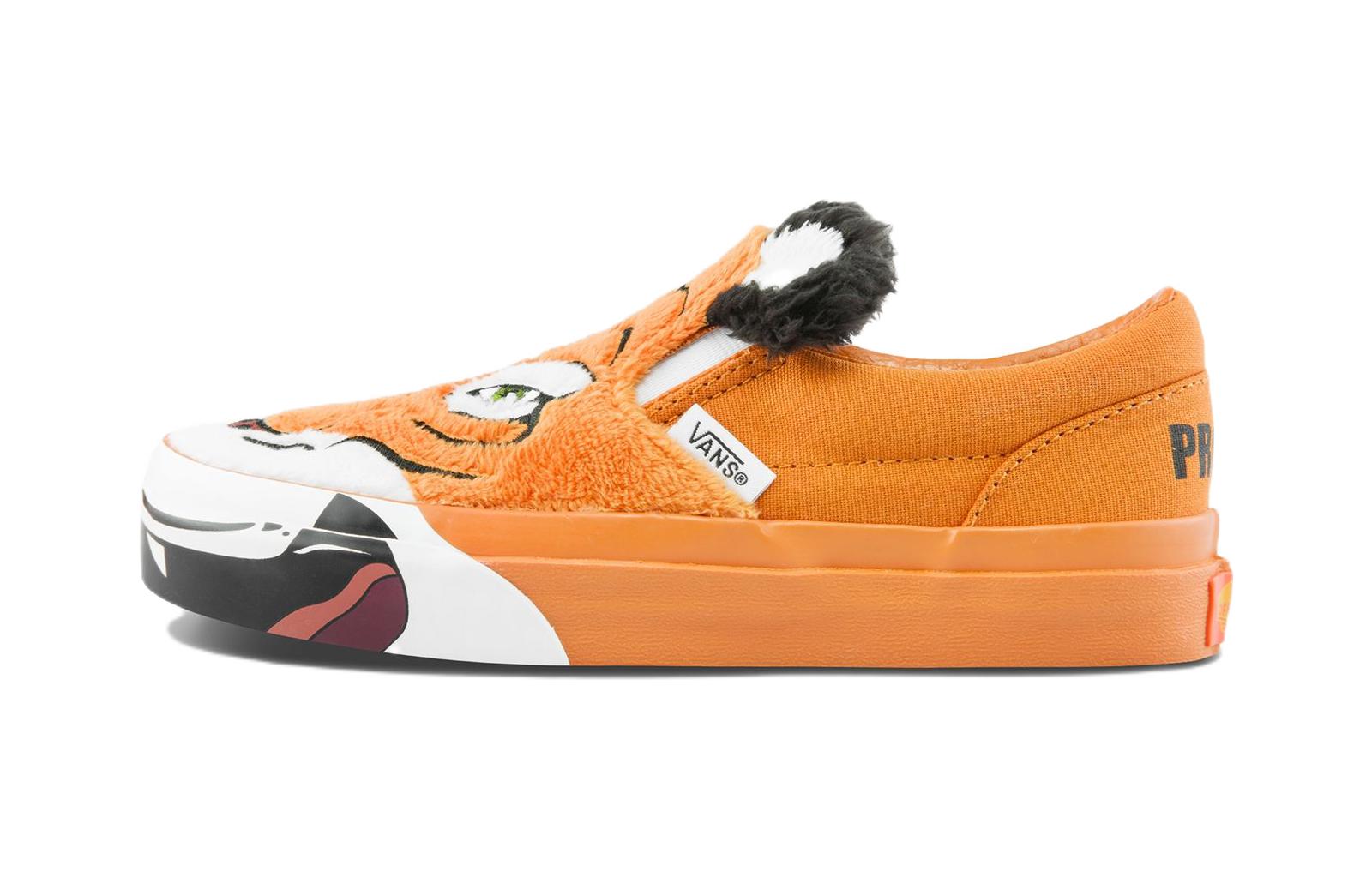 Детские слипоны Vans slip-on (оранжевые)