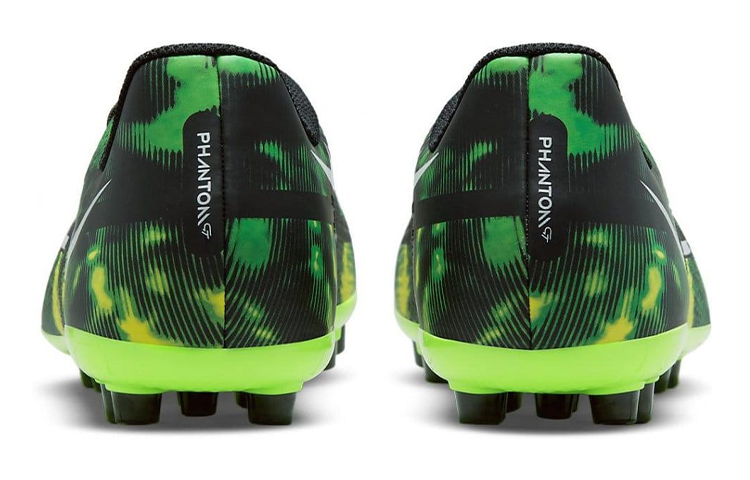 Детские бутсы Nike JR Phantom GT2 Academy AG (зеленые) — фото 6