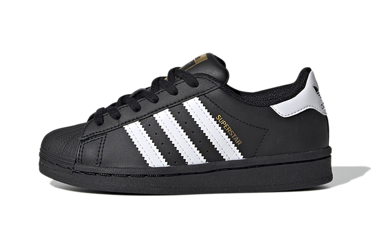 Детские кеды adidas adidas originals SUPERSTAR (черный)