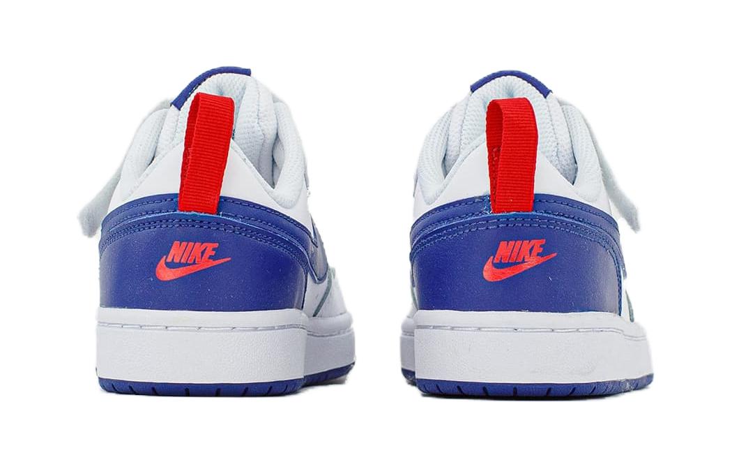 Детские кеды Nike Low 2 (бело-сине-красные) — фото 6