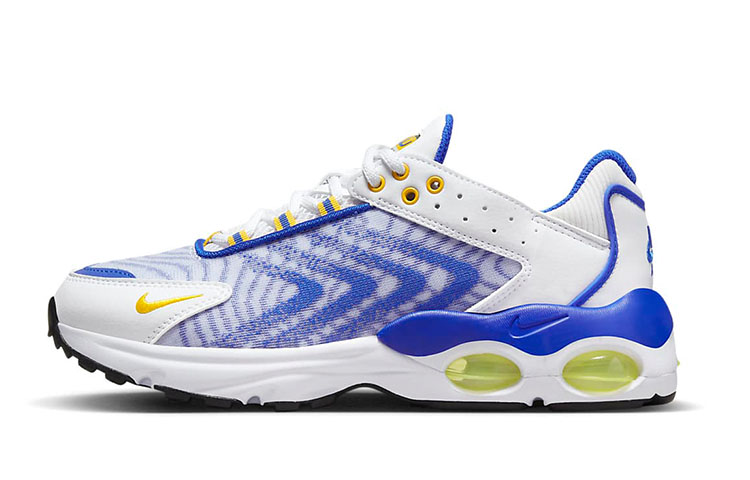 Кроссовки Nike NikeAir Max TW GS (бело-сине-желтые)