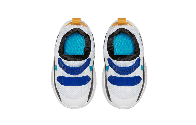 Детские кроссовки Nike Air Max 90 (бело-синие) — фото 5
