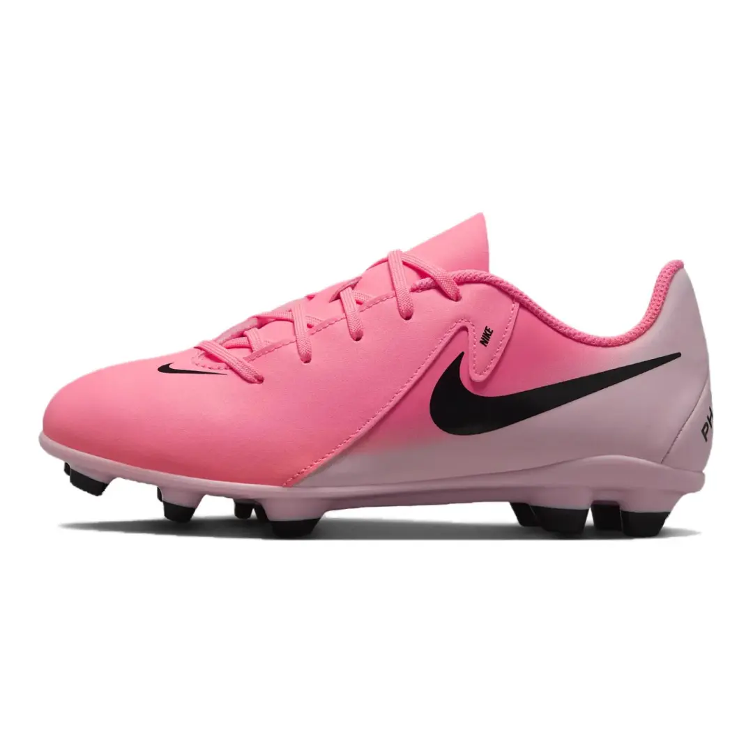 Nike Slip Resistant Abrasion Resistant Low top Kids' Soccer Shoes Pink Brown Kids'