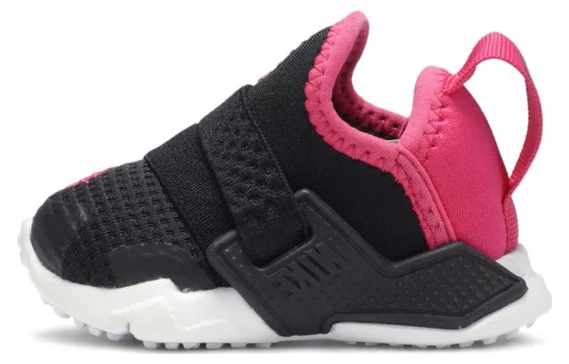 Детские кроссовки Nike Huarache Run Drift (черно-розовые)