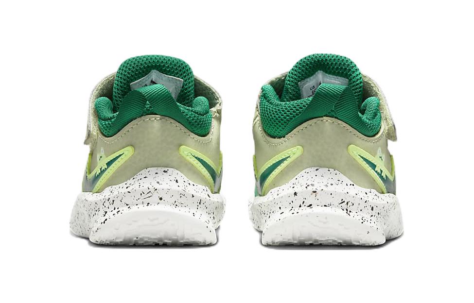 Детские кроссовки Nike Team Hustle D 10 (зеленый / белый / черный) — Зелёный / белый / чёрный — фото 7