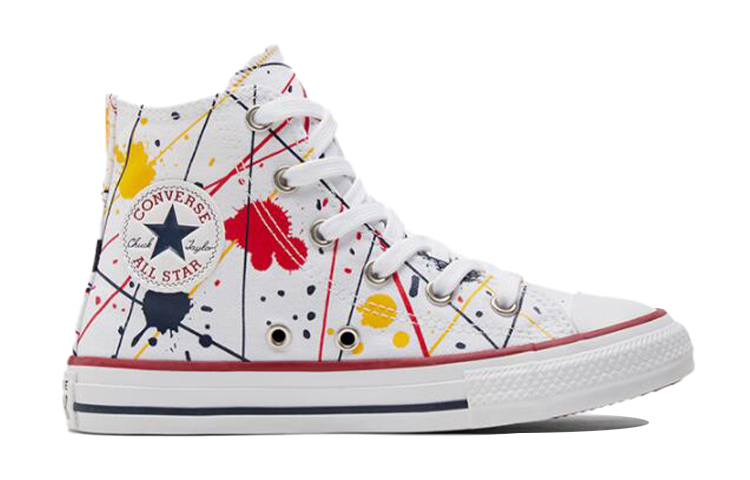 Кеды Converse Chuck Taylor All Star (бело-многоцветные) — фото 2