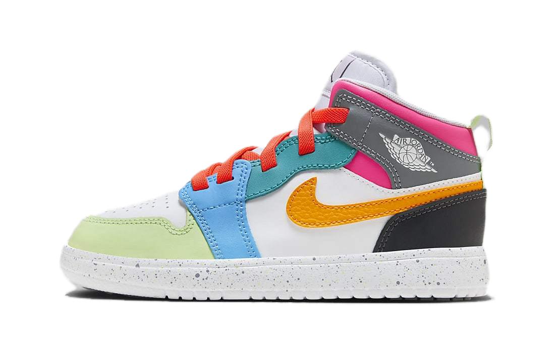 Кроссовки Jordan Jordan Air Jordan 1 Mid Alt SE (сине-оранжевые)