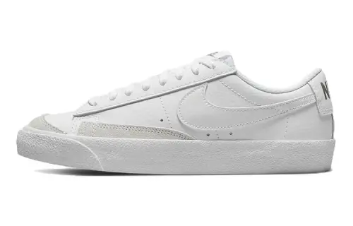Nike Blazer Leather Low top Skateboard Shoes White Unisex