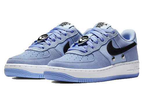 Кеды Nike NikeAir Force 1 Have a Nike Day GS (синий) — фото 5