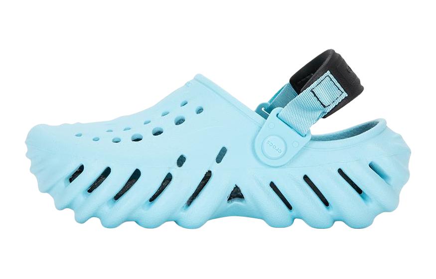 Детские сандалии Crocs Echo Clog K (синие)
