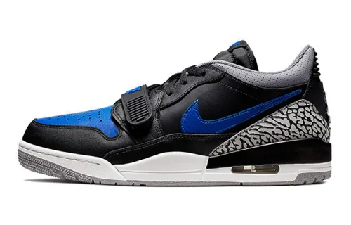 Jordan Legacy 312 Low Royal leather, trendy and comfortable GS, wear-resistant support, low-top basketball shoes, royal blue, same style for men and women