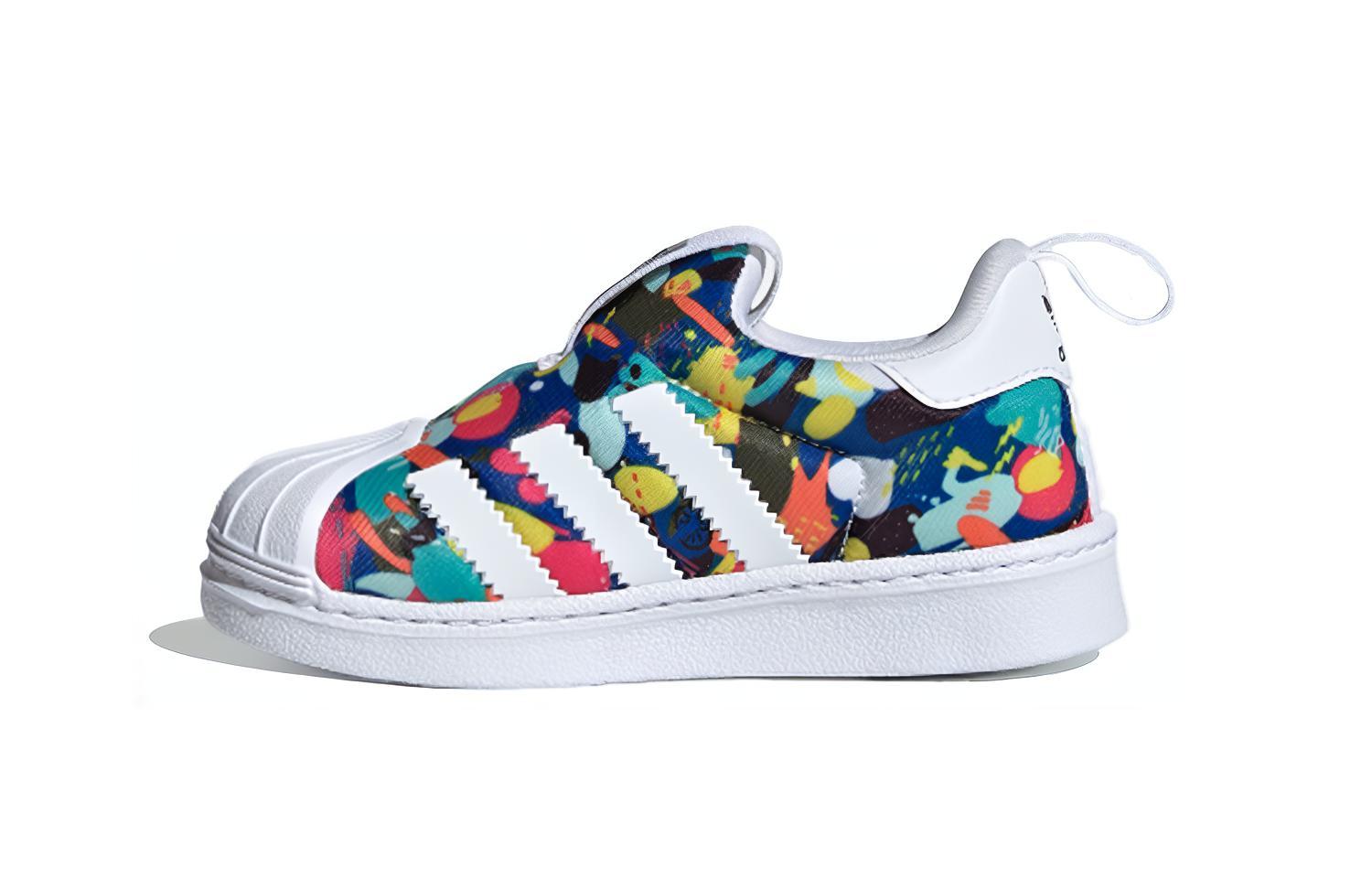 Adidas originals SUPERSTAR 360 Superstar series 360 lightweight wear-resistant low-cut sneakers for infants and young children