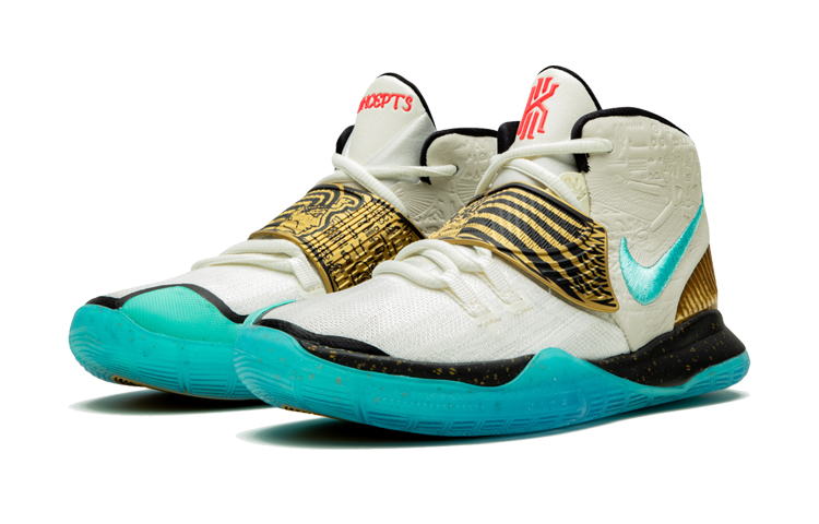 Детские кроссовки Nike Kyrie 6 (желтые) — фото 5