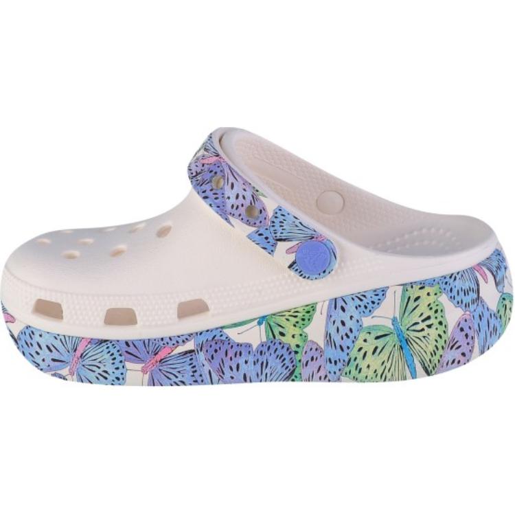 Детские сабо Crocs Cutie Crush Butterfly (белые)