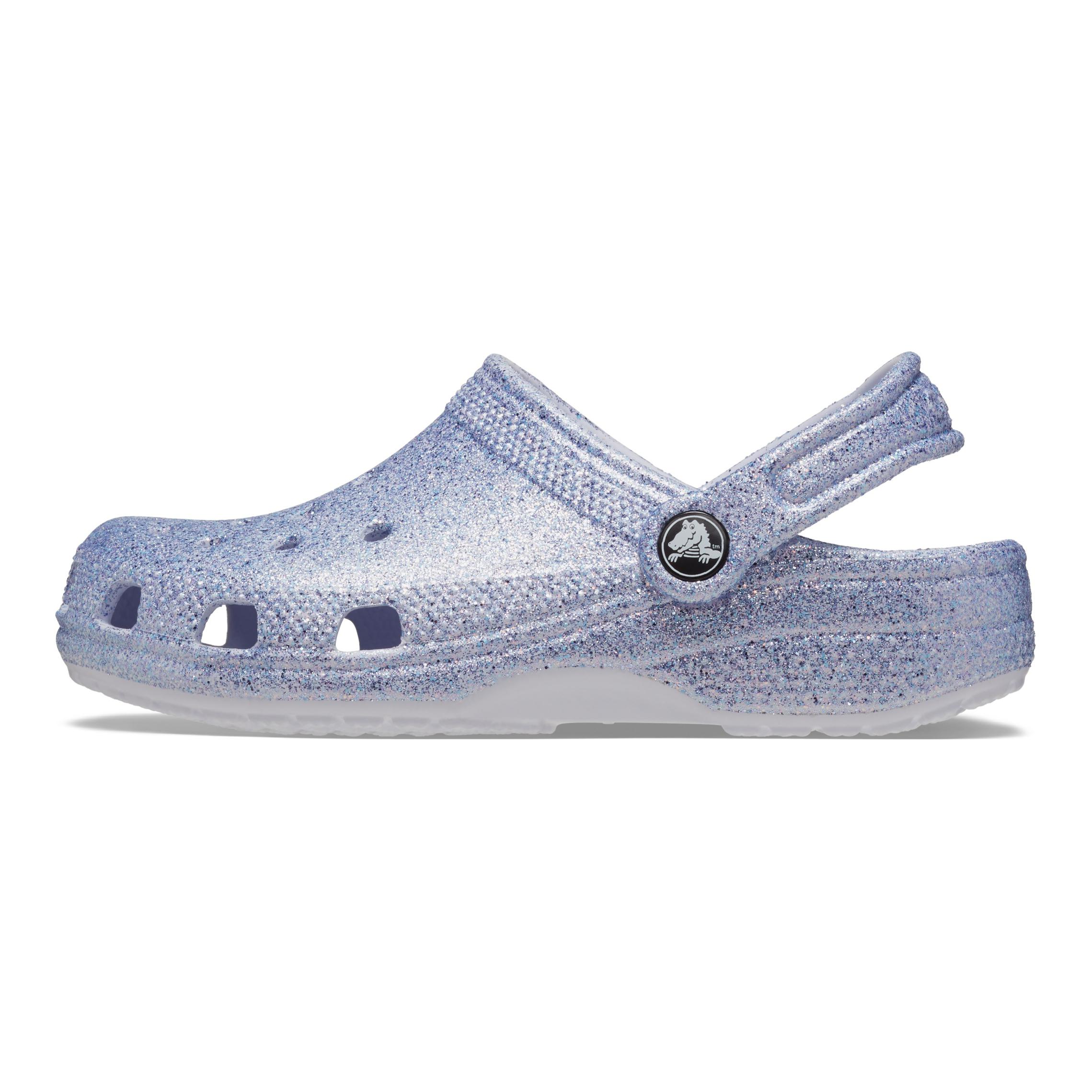 Детские сандалии Crocs (серебряные)