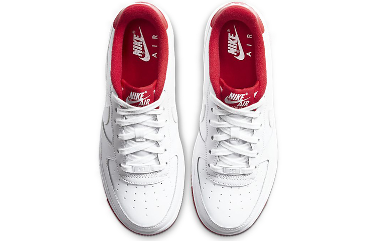 Кеды Nike Air Force 1 (бело-красный) — Белыйкрасный — фото 6