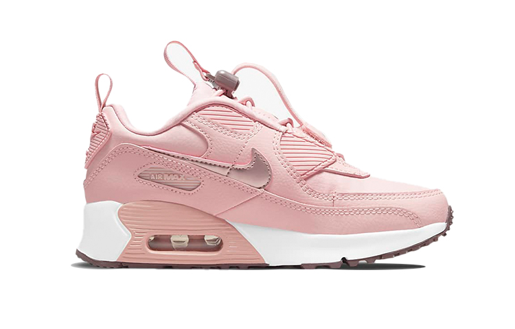 Детские кроссовки Nike Air Max 90 Toggle (розовые) — фото 3