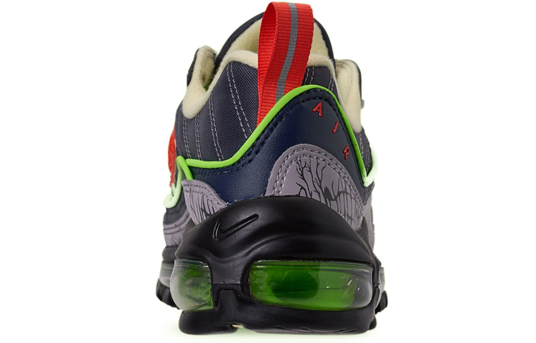 Кроссовки Nike Air Max 98 Halloween GS (зеленые) — Зелёный — фото 4