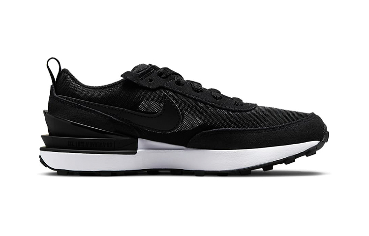 Кроссовки Nike Waffle One (черные) — фото 3