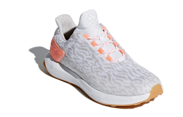 Детские кроссовки adidas Rapidarun Uncaged K (белые) — фото 4