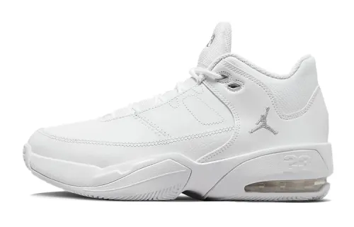 Jordan Max Aura 3 Teenagers Basketball Shoes Unisex Mid Top White