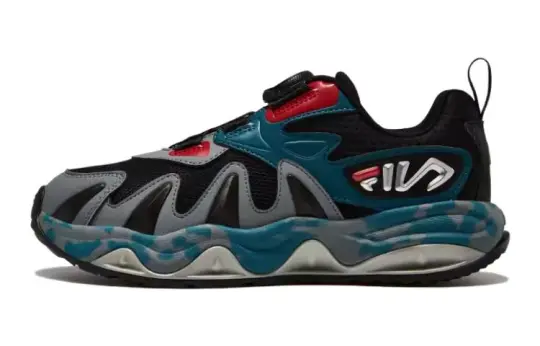 FILA KIDS Comfortable Abrasion Resistant Kids' Training Shoes Blue Gray Teenagers